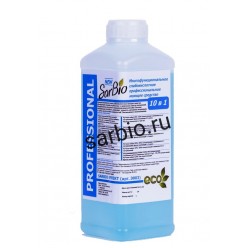 SARBIO EFFEKT многофункциональное слабокислое профессиональное моющее средство, бутылка 1 кг