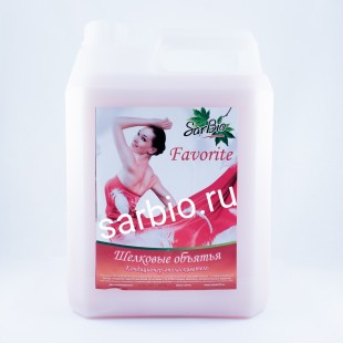 SARBIO FAVORITE Кондиционер-ополаскиватель Шелковые объятья, канистра 5 кг