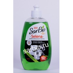 SARBIO SELENA средство для посуды Яблоко, бутылка 510 мл