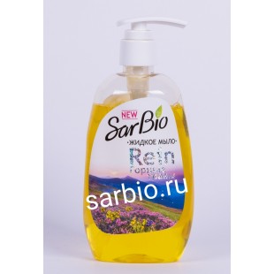 SARBIO RЕIN жидкое мыло  Горные травы, бутылка 320 мл